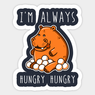 Hungry hungry Sticker